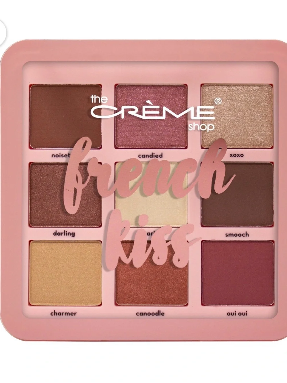 The Creme Shop Neutral & Rose 9-Color Eyeshadow Palette - Soft Pink Case